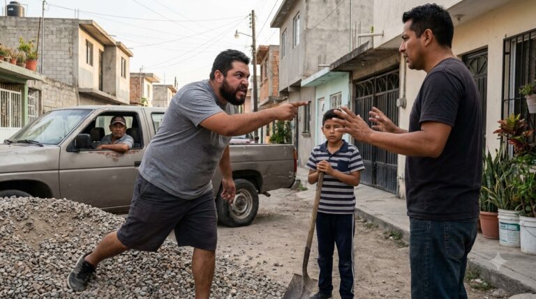 Líneas de Polvo y Piedra: La Frontera Inamovible sobre el Camino Compartido
