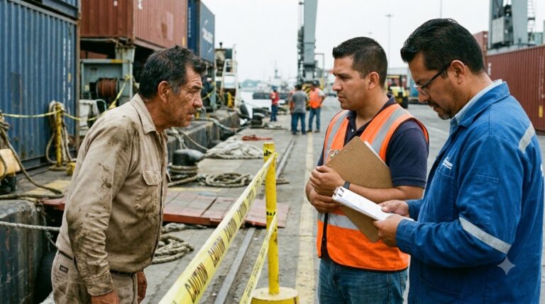 La Franja Amarilla del Puerto: El Peso de la Dignidad y la Memoria en el Muelle Tres